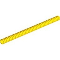 78c14-3G Slang geribbeld lengte 14 noppen geel gebruikt *5D0000