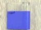 802a-7G Deur 1x3x3 rechts met ruit boven horizontale hendel blauw gebruikt *1C028