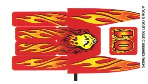 8667stk01 STICKER Action Wheeler NIEUW *0S0000