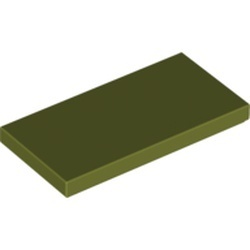 87079-155 Tegel 2x4 groen, olijf NIEUW *1B137
