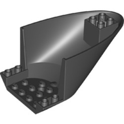 87616-11 Vliegtuig cockpitbodem 6x10 (PAKKETPOST) zwart NIEUW *