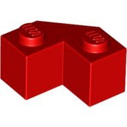 87620-5 Steen 2x2 facet rood NIEUW *1B014