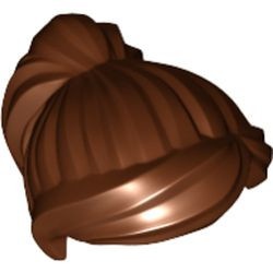 87990-88 Haar vrouw- paardenstaart bruin, roodachtig NIEUW *0L0000