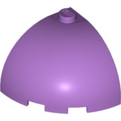 88293-157 Steen dome 3x3x2 kwartrond lavender, midden NIEUW *1L000