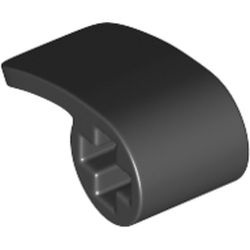 89679-11 Technic, paneel gebogen 2x1x1 zwart NIEUW *4T089
