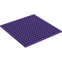 91405-89 Platte plaat 16x16 paars, donker NIEUW *5K0000