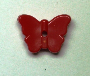 93081a-5 Vlinder rood NIEUW *0D000
