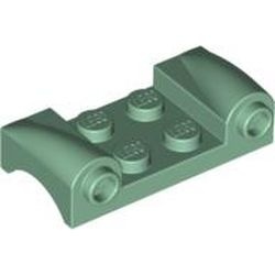93590-48 Plaat 2x4 met spatbord MET RONDE KOPLAMPEN groen, zandkleurig NIEUW *5A020