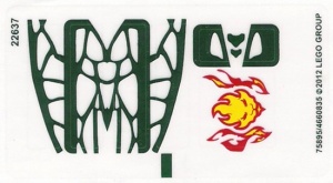 9558stk01 STICKER 9588 Ninjago Training Set NIEUW *0S0000 - Img 1