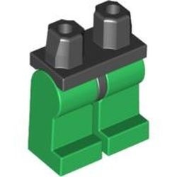 970c06-11 Benen groen, heupen zwart zwart NIEUW *2B000