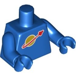 973p90c01-7G Torso, Classic Space logo blauw gebruikt *0B0000