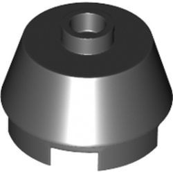 98100-11 Kegel toelopend 2x2 zwart NIEUW *1B087
