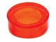 98138-17 Tegel 1x1 ROND transparant rood NIEUW *1B141