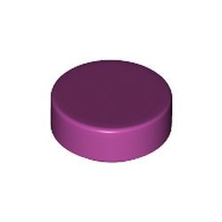 98138-71 Tegel 1x1 ROND magenta NIEUW *1B142