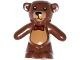 98382pb002-88 Teddybeer (voorpoten naar beneden) bruin, roodachtig NIEUW *0D000