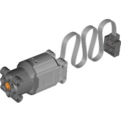 99499c01-86G Motor 9V Power Functions L grijs, licht (blauwachtig) gebruikt *5D0000