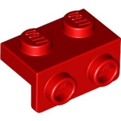 99781-5 Verbindingsplaat 1x2- 1x2 rood NIEUW *1B256