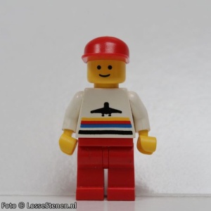 air004G Airport -Man Classic met witte benen, rode cap gebruikt *0M0000
