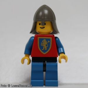 cas115G Crusader Lion - Neck-Protector, blauwe benen gebruikt *0M0000