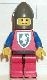 cas119G Crusader Lion - Gray Chin-Guard, rode benen gebruikt *0M0000