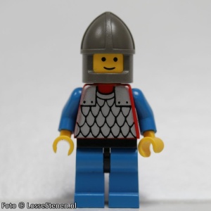 cas151aG Scale Mail - rode, Gray Chin-Guard, blauw benen met pijlhouder gebruikt *0M0000 - Img 3