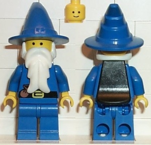 cas249G Dragon Knights - Majisto Wizard, Zwarte Cape gebruikt *0M0000