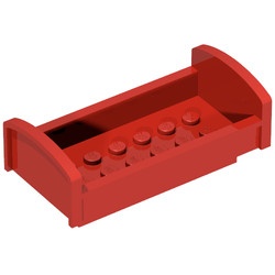 fabca3-5G FABULAND Bed (PAKKETZENDING) rood gebruikt *