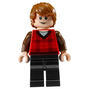 hp113G HP Ron Weasley, Tartan Vest, zwarte benen gebruikt *0M0000