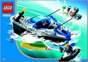 INS4669-G 4669 BOUWBESCHRIJVING- Turbo-charged Police Boat gebruikt *LOC RB
