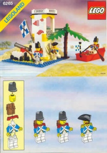 INS6265-G 6265 BOUWBESCHRIJVING- Piraten 1: Saber Island gebruikt *