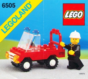 INS6505-G 6505 BOUWBESCHRIJVING- Fire Chief's Car gebruikt *LOC RBL