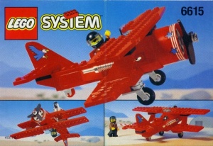 INS6615-G 6615 BOUWBESCHRIJVING- Eagle Stunt Flyer gebruikt *LOC RBS
