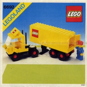 INS6692-G 6692 BOUWBESCHRIJVING- Tractor Trailer gebruikt *LOC RBL