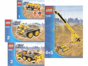 INS7249-G 7249 BOUWBESCHRIJVING- XXL Mobile Crane (5 delen) gebruikt *