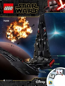 INS75256-G 75256 BOUWBESCHRIJVING- Kylo Ren's Shuttle gebruikt *LOC 6003