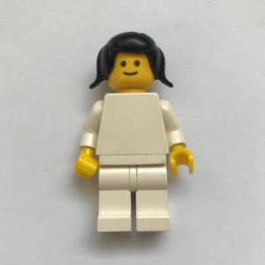 pln099G Witte torso, witte benen, twee staartjes gebruikt *0M0000