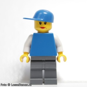 pln116 Blauw tordo witte armen blauwe pet donkerblauwgrijze broek NIEUW *0M0000