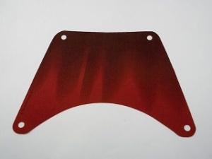 sailbb50-59 Zeil rechthoek 18x12 rood, donker NIEUW *5D000