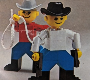 Set 210-G Set 210 Cowboys ZONDER doos gebruikt *