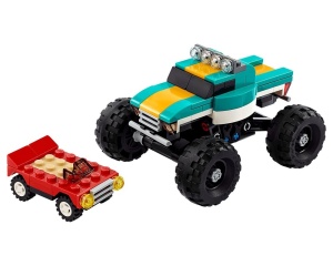 Set 31101-G Monster Truck, met doos (99% compleet) gebruikt *