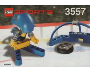 Set 3557 Hockey- Blue player&goal NIEUW * - Img 2