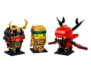 Set 40490-G Brickheadz Ninjago 10, met doos (99% compleet) gebruikt *