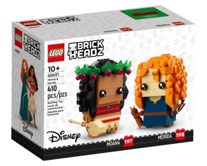 Set 40621-G BrickHeadz Moana & Merida, met doos (99% compleet) gebruikt * - Img 2