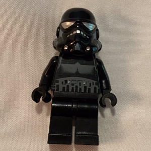 sw0166aG Imperial Shadow Trooper - korte lijn op achterkant gebruikt *0M0000