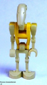 sw0184 Star Wars:Battle Droid Commander with Straight Arm and Yellow Torso NIEUW *0M0000