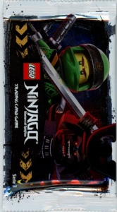 VZ NIN03 Verzamelkaarten: Ninjago Serie 3, pakje van 5 kaarten. NIEUW *