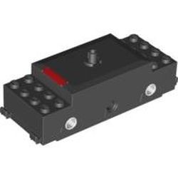 x1688-11 Treinmotor 9 volt radiografisch LET OP INFRAROOD SYSYEEN zonder assen en wielen, geen snoer zwart NIEUW *5D0000