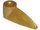 x346-115 Deurknop/Tand 1x3 met asgat goud, parel NIEUW *1B059