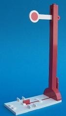 x489-5G Trein armsignaal (pakketpost) rood gebruikt *