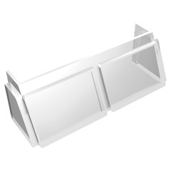 13756-12 Ruit cabine 2x6x2 zie frame 13760 transparant NIEUW *